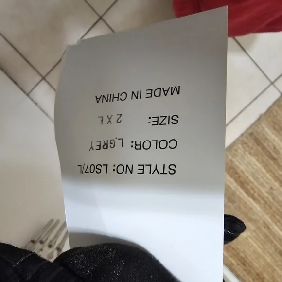 Gray Los Angeles Athelic Full Zip Hoodie 2XL - Picture 5 of 6